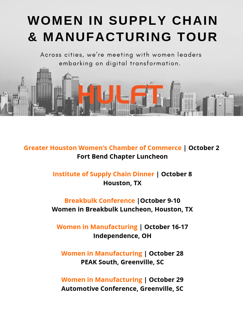 women in supply chain manufacturing tour