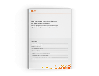 Whitepaper: How to empower your citizen developer for agile business intelligence